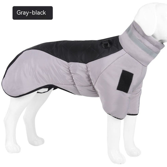 Waterproof Winter Dog Coat - Warm Thick Vest for Medium to Large Breeds, Customizable Labrador Jacket