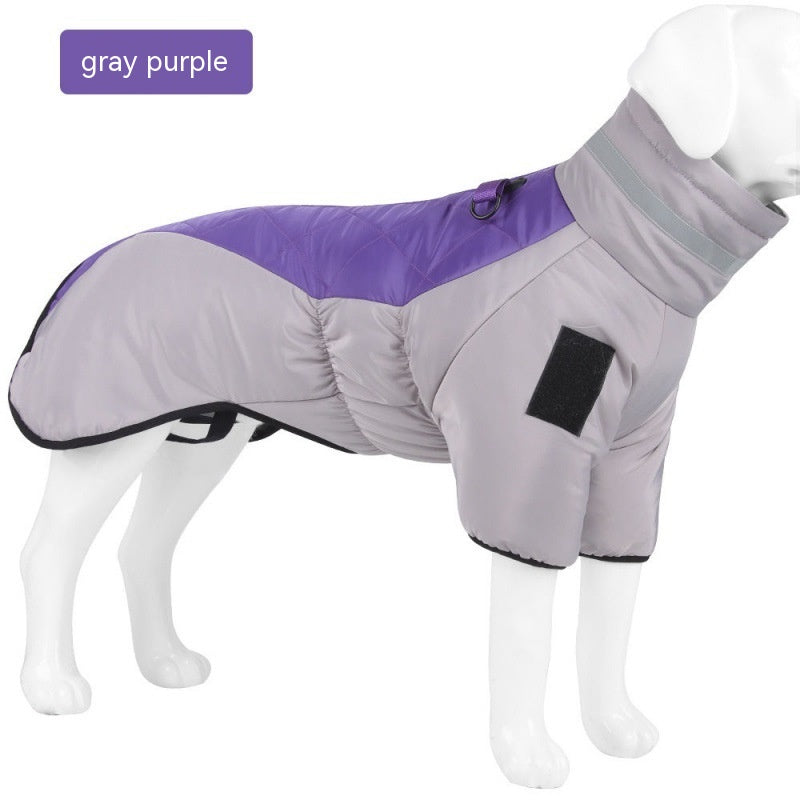 Waterproof Winter Dog Coat - Warm Thick Vest for Medium to Large Breeds, Customizable Labrador Jacket