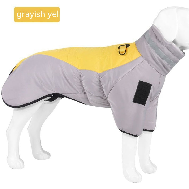 Waterproof Winter Dog Coat - Warm Thick Vest for Medium to Large Breeds, Customizable Labrador Jacket
