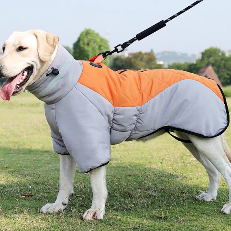 Waterproof Winter Dog Coat - Warm Thick Vest for Medium to Large Breeds, Customizable Labrador Jacket